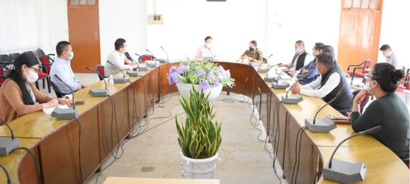 MeMeeting underway to discuss the observance of Nagaland Statehood Day 2020 in Dimapur district held at DC conference hall, Dimapur on November 26. (DIPR Photo) eting underway to discuss the observance of Nagaland Statehood Day 2020 in Dimapur district held at DC conference hall, Dimapur on November 26. (DIPR Photo)